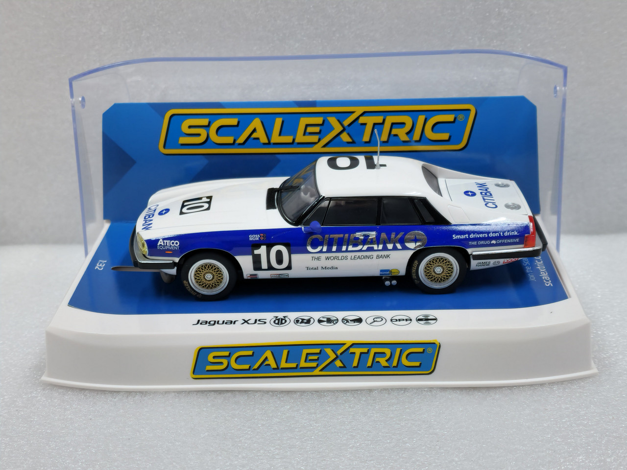 C4400 Scalextric Jaguar XJS - 1986 Bathurst 1000, #10 1:32 Slot