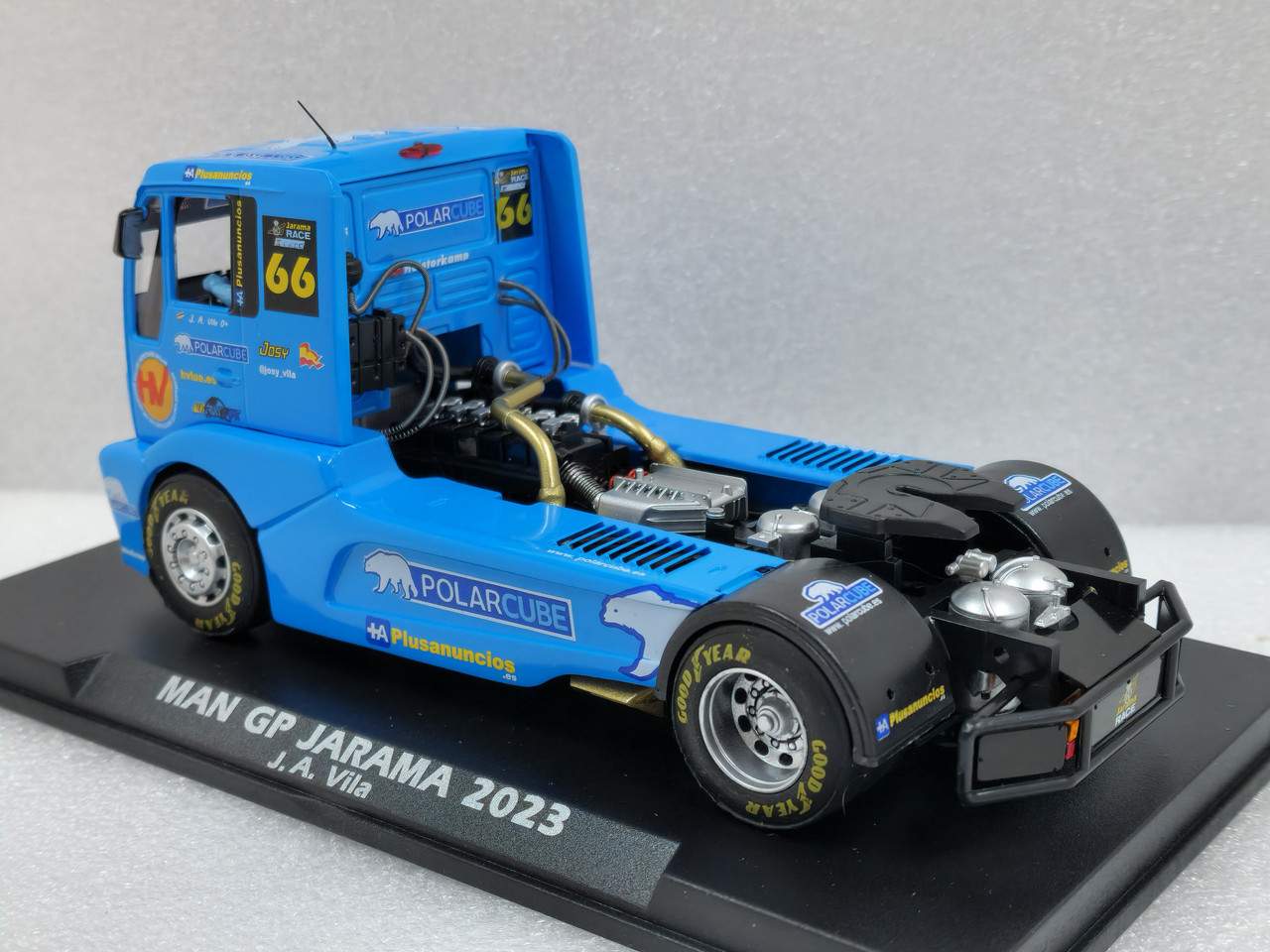 FLY SLOT 1/32 スロットカー ◆ MAN TR1400/メルセデス TRUCK62 Fly MAN TR1400 GP Jarama 2023 José Alberto Vila, #66 1:32