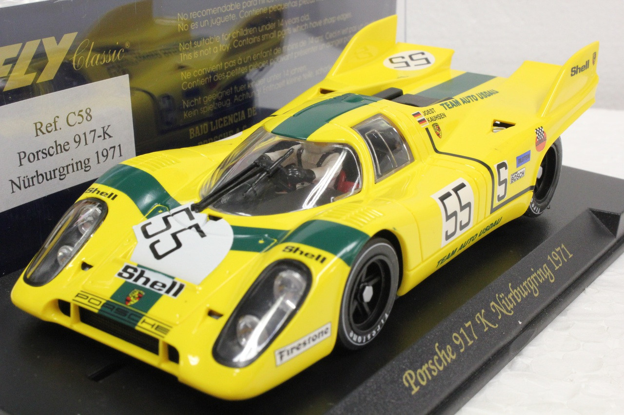 C58 Fly Porsche 917K Nurburgring 1971 1:32 Slot Car - Great Traditions