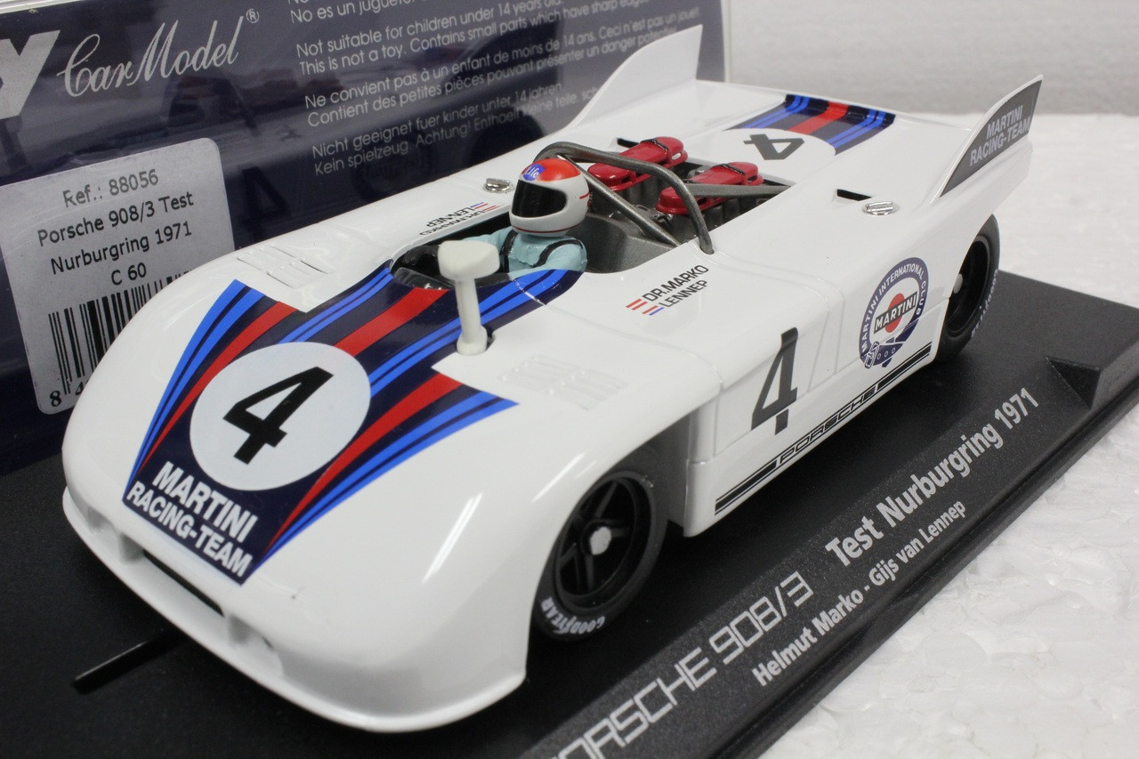 C60 Fly Porsche 908/3 Test Nurburgring 1971 1:32 Slot Car