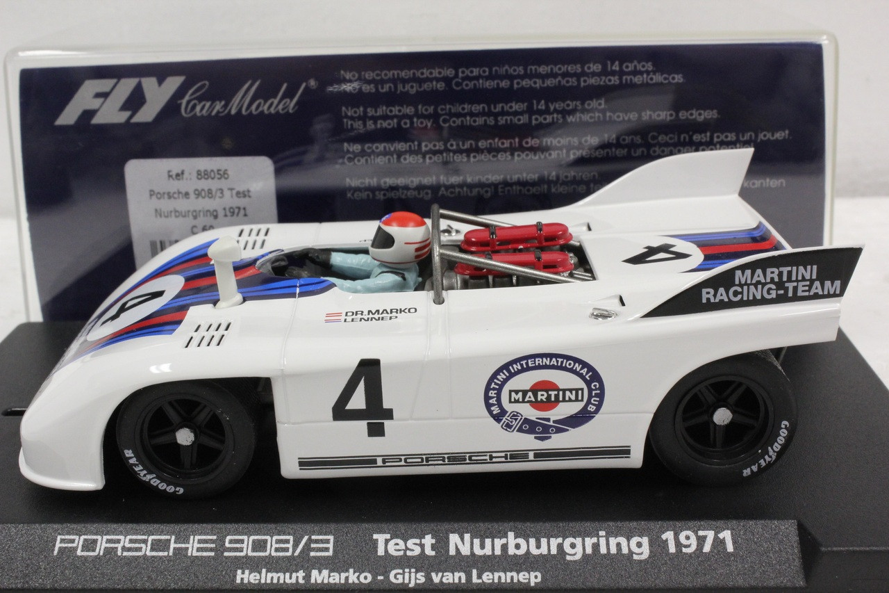 C60 Fly Porsche 908/3 Test Nurburgring 1971 1:32 Slot Car