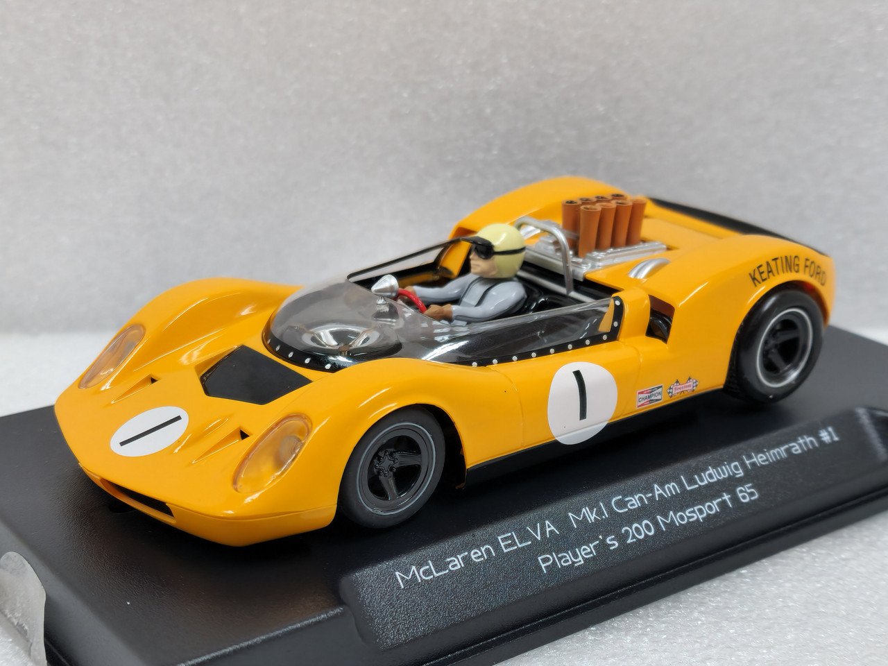 CA00407S/W Thunderslot McLaren ELVA Mk1 Player's 200 Mosport 1965