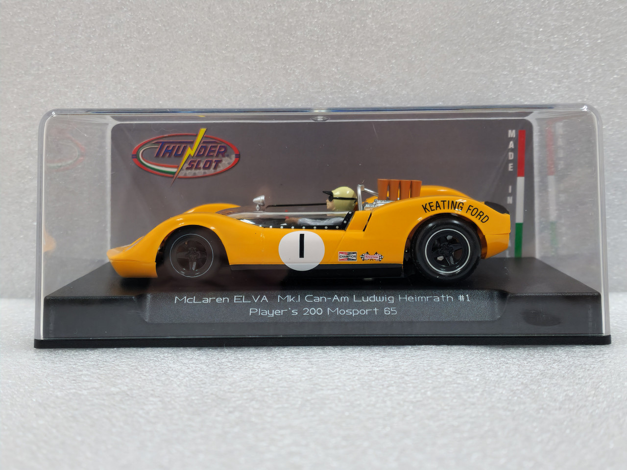 CA00407S/W Thunderslot McLaren ELVA Mk1 Player's 200 Mosport 1965