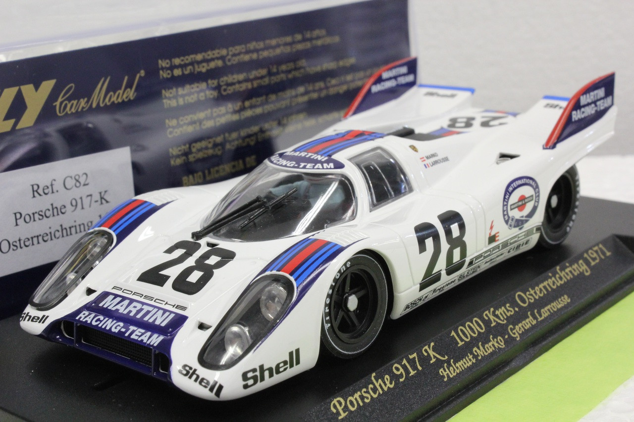 C82 Fly Porsche 917K 1000 KM Osterreichring 1971 Martini Racing 1:32 Slot  Car