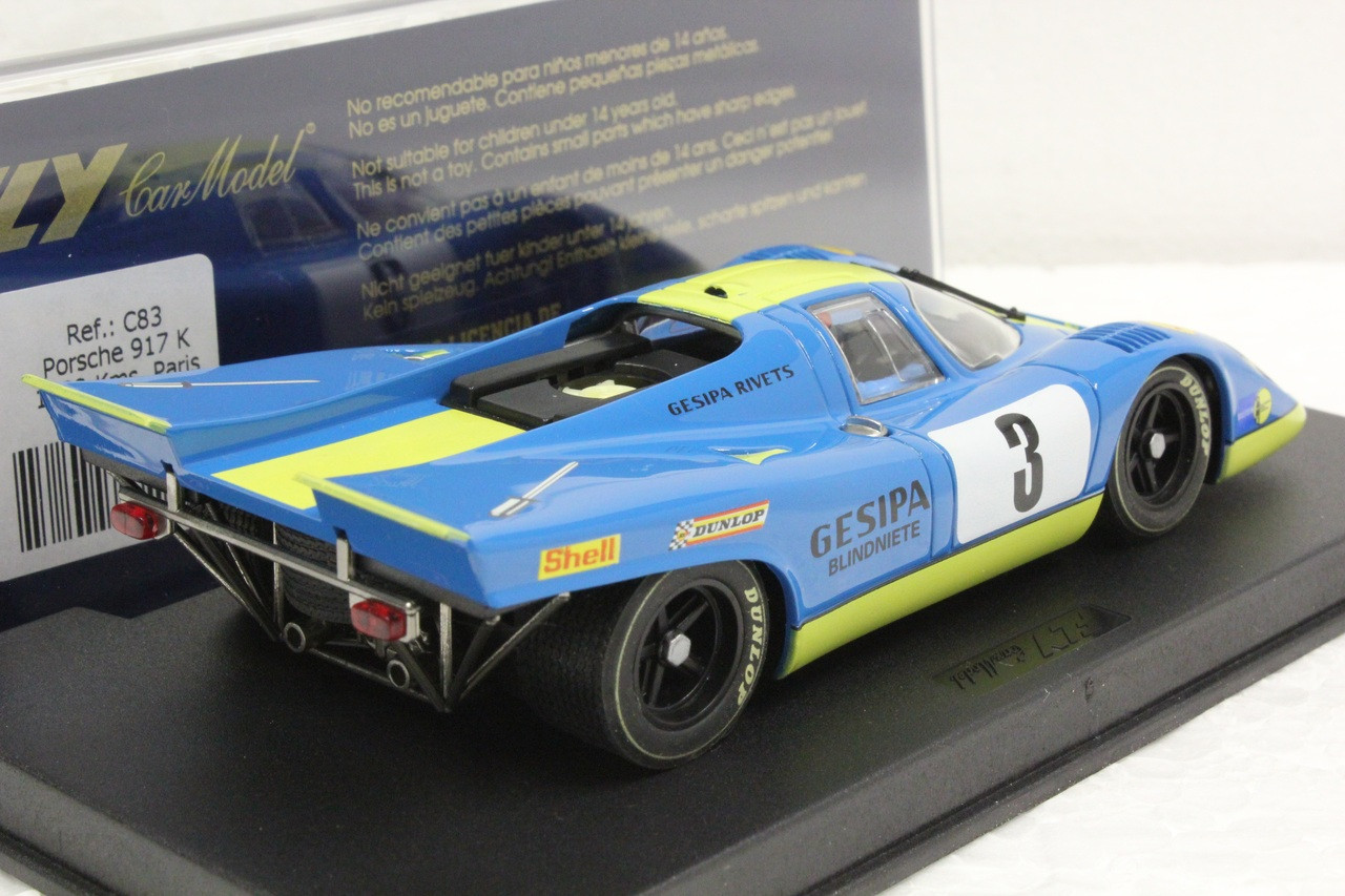 C83 Fly Porsche 917K 1000 km Paris 1970 1:32 Slot Car - Great