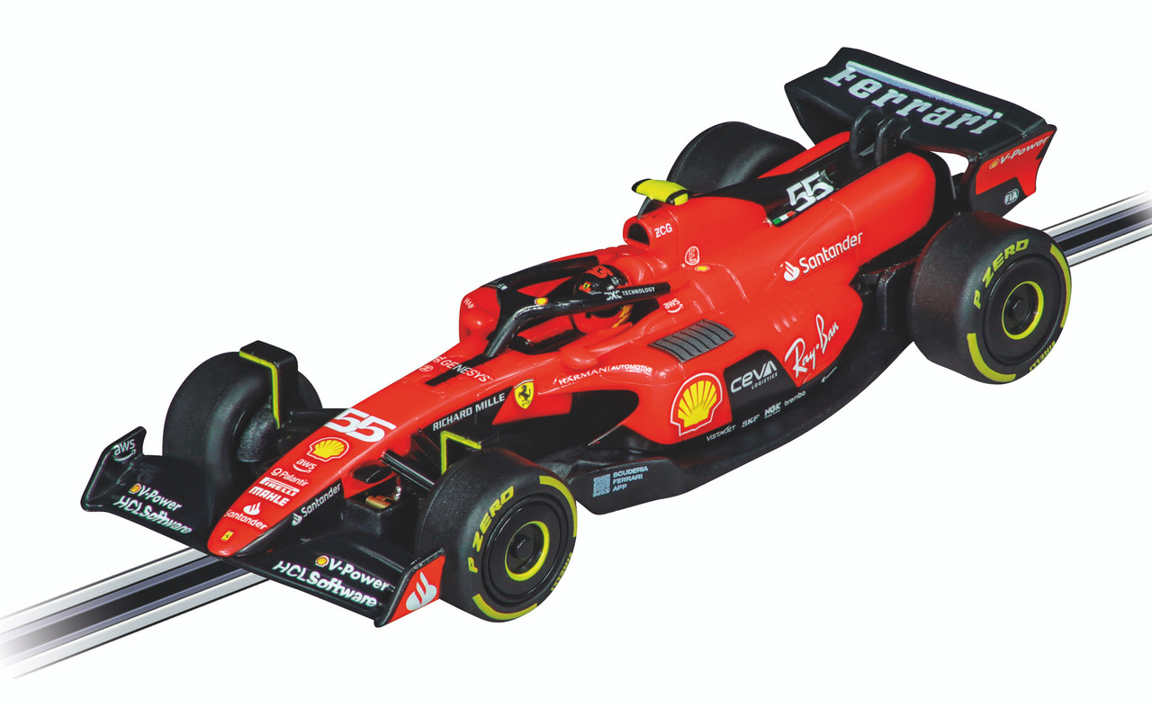 64239 Carrera GO!!! Ferrari SF-23 Carlos Sainz, #55 1:43 Slot Car