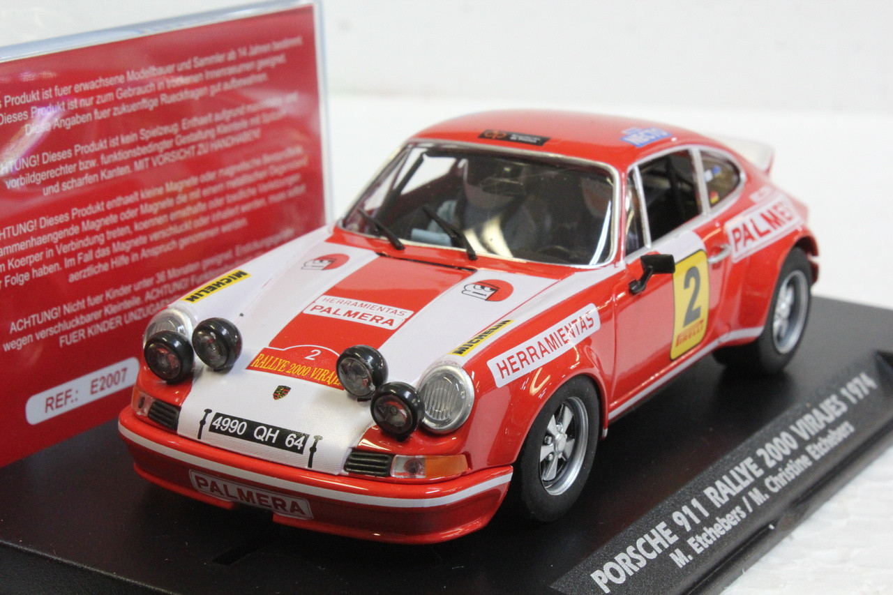 E2007 Fly Porsche 911 Carrera RS Rallye 2000 Virajes 1974, #2 1:32