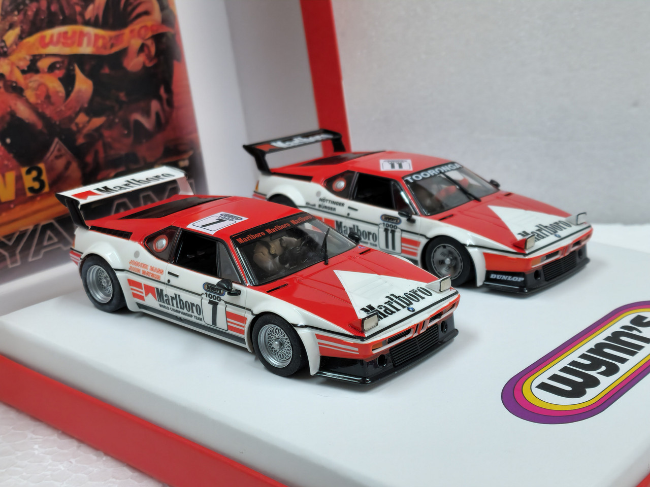TEAM20 Fly BMW M1 1000km Kyalami 1979 Twin-Pack, #7 & #11 1:32