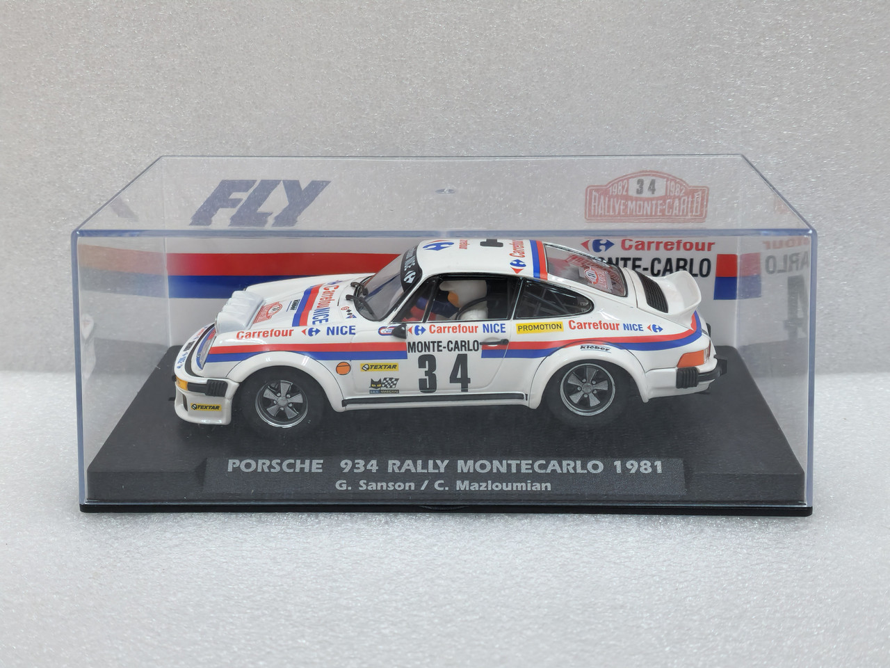 A2067 Fly Porsche 934 Rally Montecarlo 1981 Team Carrefour, #34 1