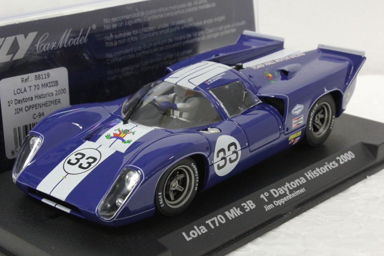 C94 Fly Lola T70 Mk3B 1st Daytona Historics 2000 1:32 Slot