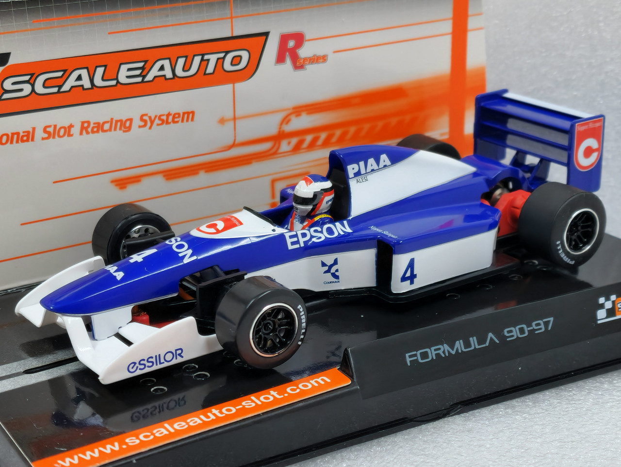 SC-6267 Scaleauto Formula 90-97 Blue/White 1990, #4 High Nose 1:32