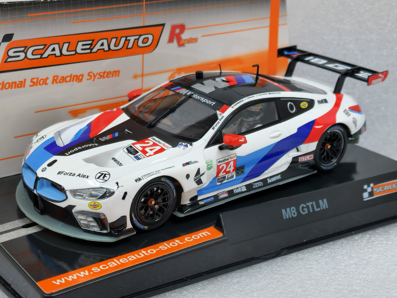 SC-6361R Scaleauto BMW M8 GTLM M-Motorsport 24h Daytona 2019 R