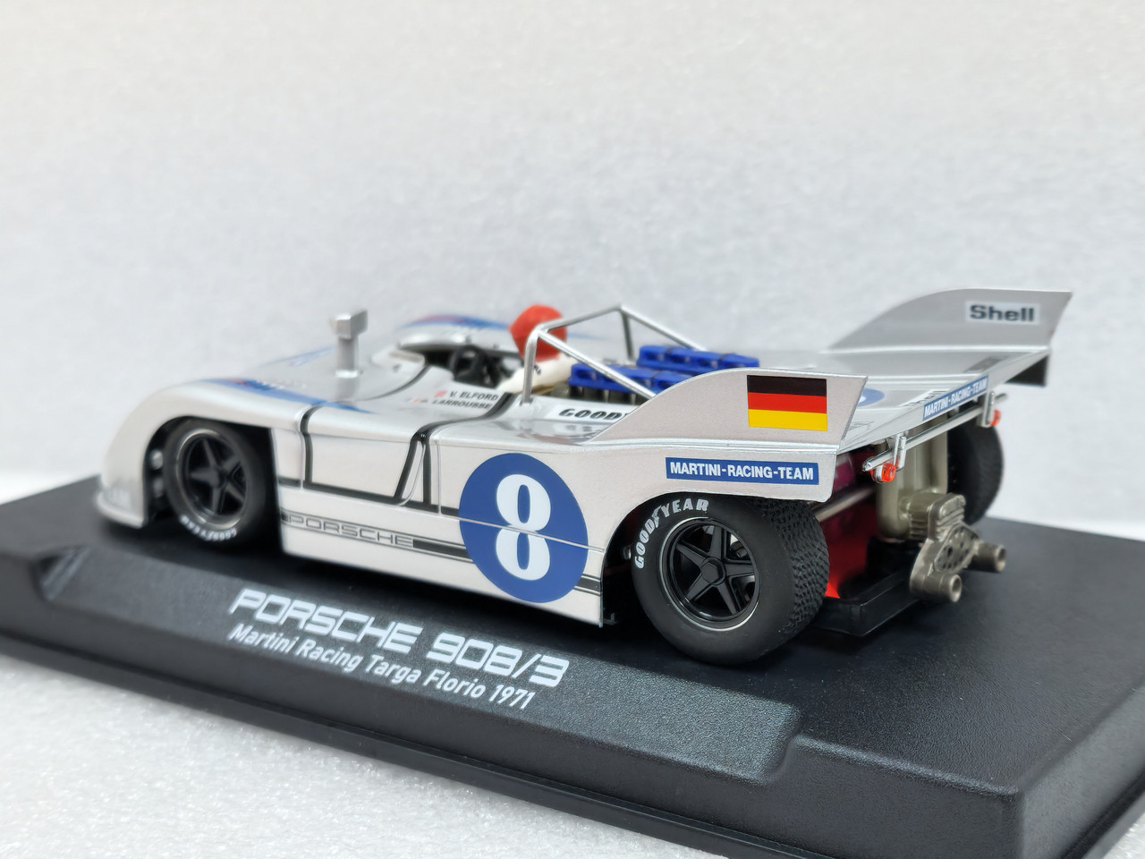 Martini Racing Team ミニカー シルバー 4 Porsche 908/3 n° 4 3rd 1000km Nürburgring 1971 Martini Racing Team
