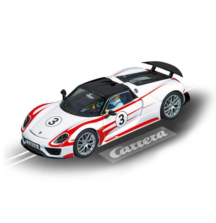 メル 27477D Carrera Evolution Porsche 918 Spyder, #3 *No Case* 1:32