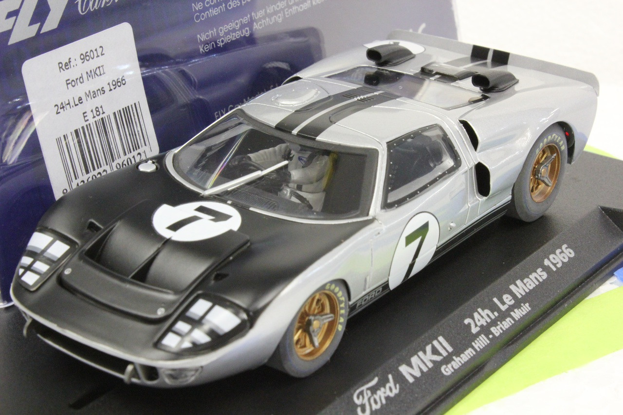E181 Fly Ford GT40 MkII 24H Le Mans 1966, #7 1:32 Slot Car - Great