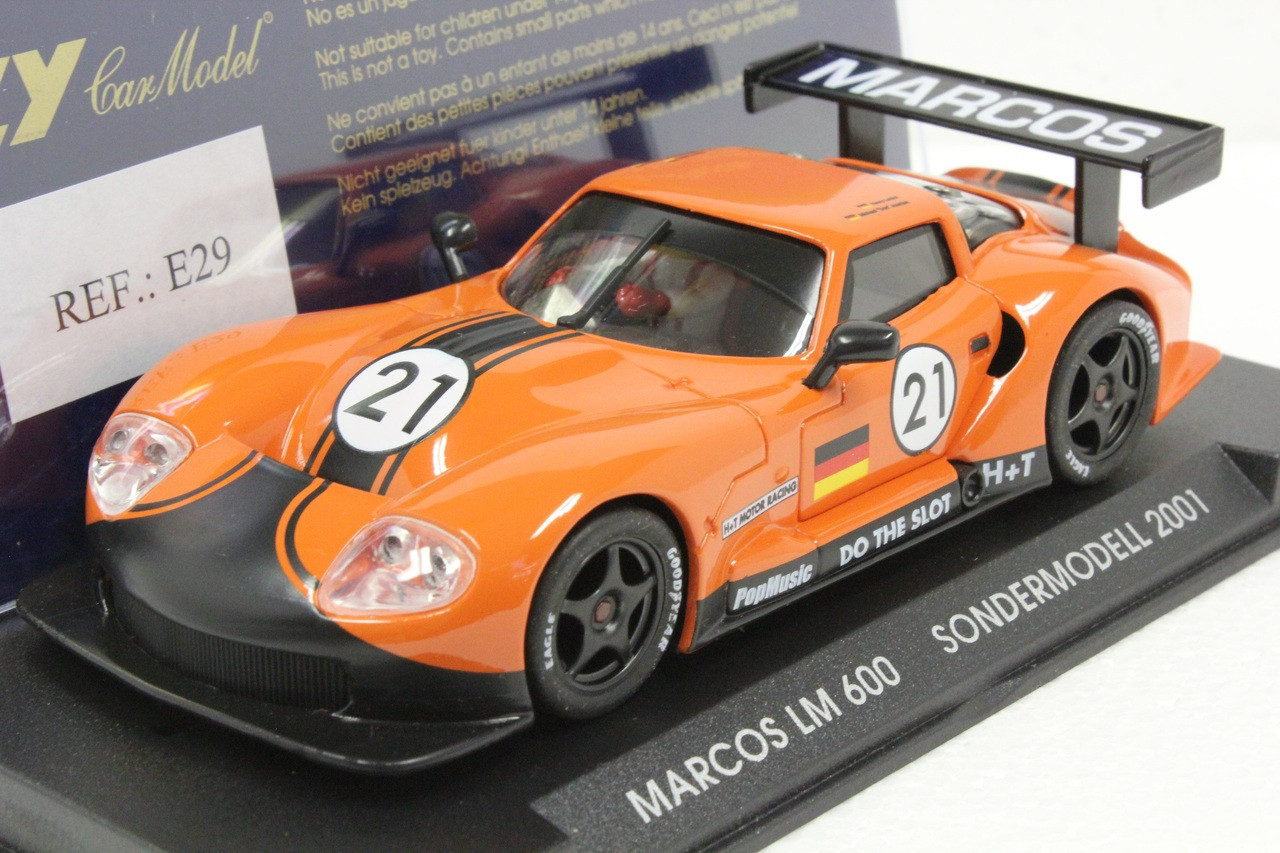 E29 Fly Marcos LM600 Sondermodell 2001 1:32 Slot Car - Great