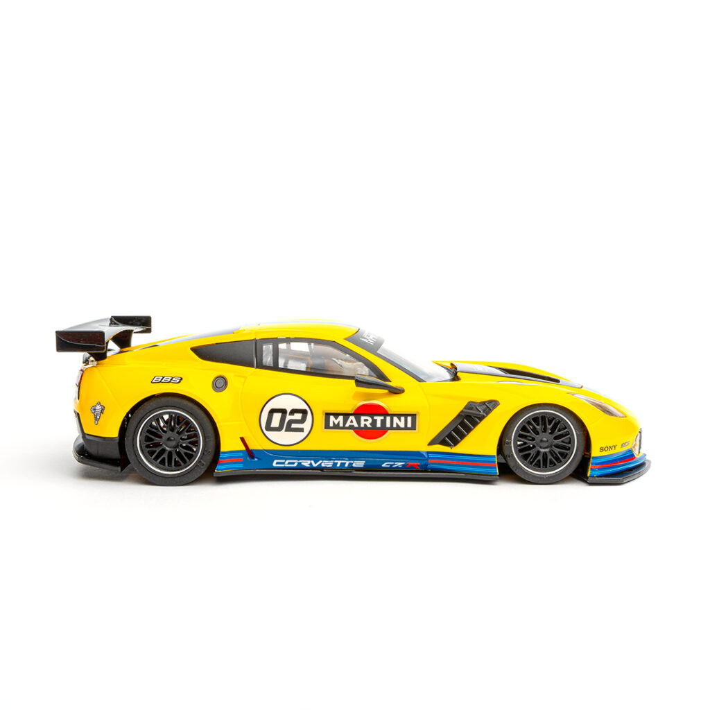 0437AW NSR Corvette C7.R Martini Yellow, #02 1:32 Slot Car - Great