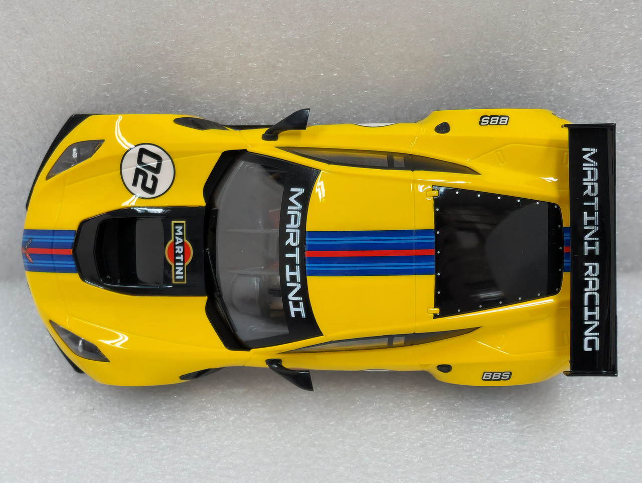 0437AW NSR Corvette C7.R Martini Yellow, #02 1:32 Slot Car - Great