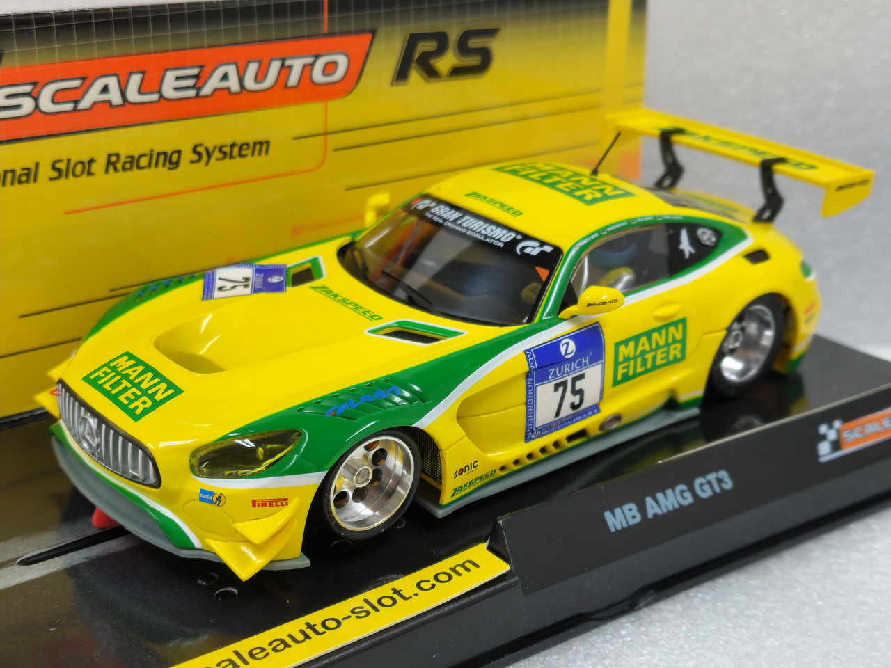 S-S-H専用サーキット アッセンブリ SC-6229RS Scaleauto Mercedes-AMG GT3 Mann Filter 24 Hours