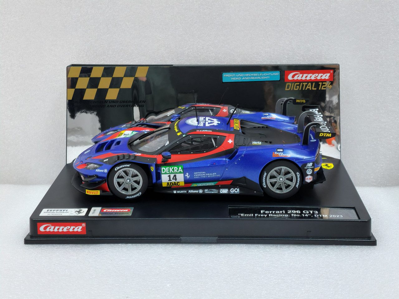 23964 Carrera Digital 124 Ferrari 296 GT3 Emil Frey Racing DTM