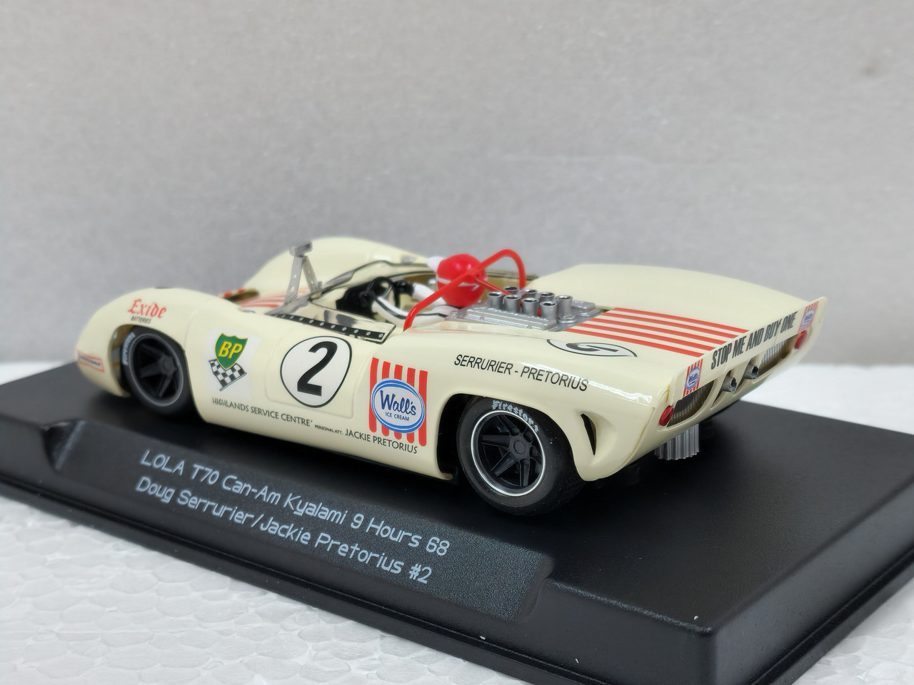 CA00209S/W Thunderslot Lola T70 Can-Am Kyalami 9 Hours 1968