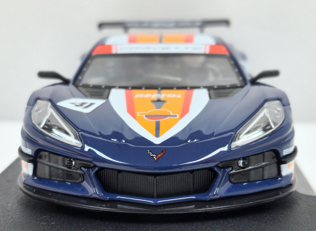 0441AW NSR Corvette C8R Repsol Blue, #41 1:32 Slot Car - Great