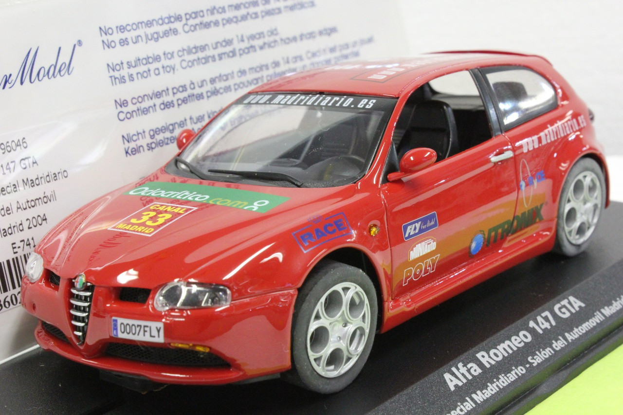 Alfa 147 GTA Cup 1/32 スロットカー FLY TEAM08/96042 Fly Alfa 147 GTA Cup Team Alfa Romeo Espana
