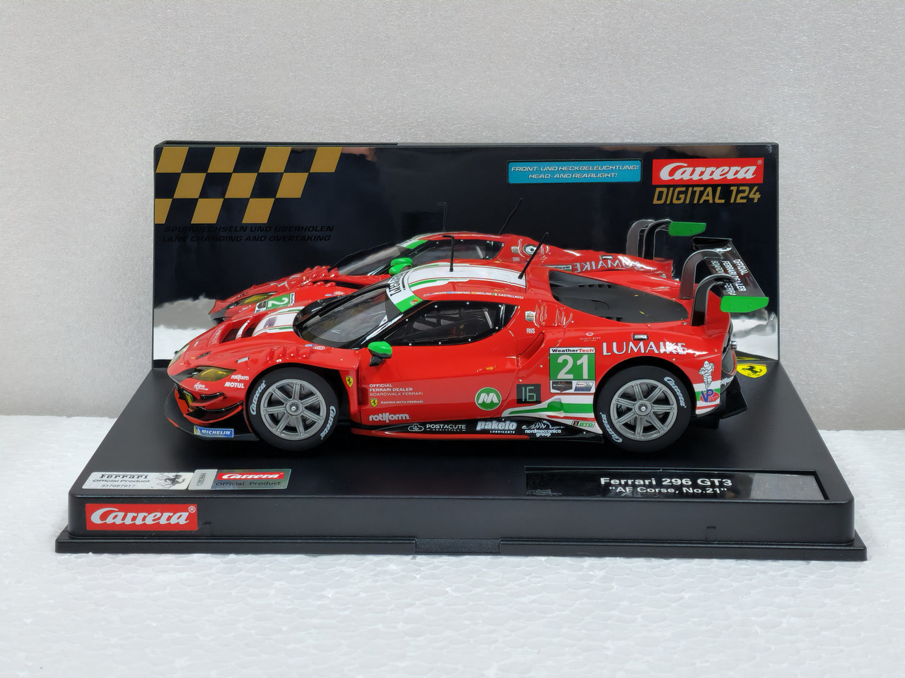 カレラ Ferrari 296 GT3 Dubai スロットカー 1/32 カレラ Ferrari 296 GT3 Dubai スロットカー 1/32