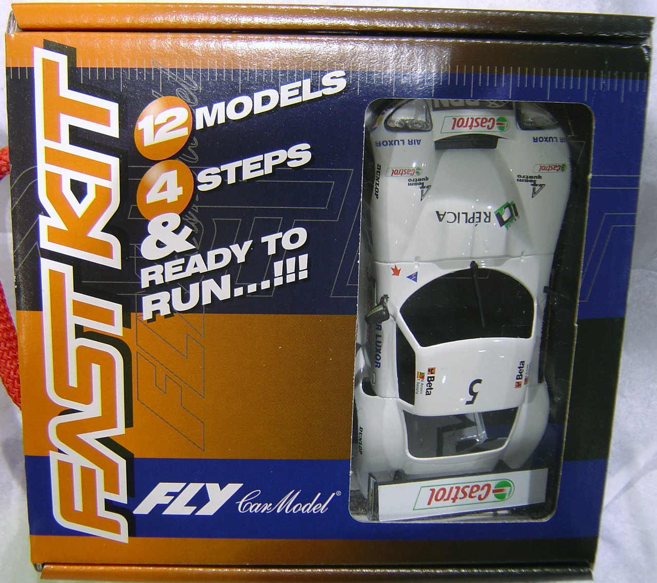 EP0015 Fly Marcos LM600 Campeonato Espana GT 2002 Ni Amorim/Tomas Saldana  Kit Car 1:32 Slot Car