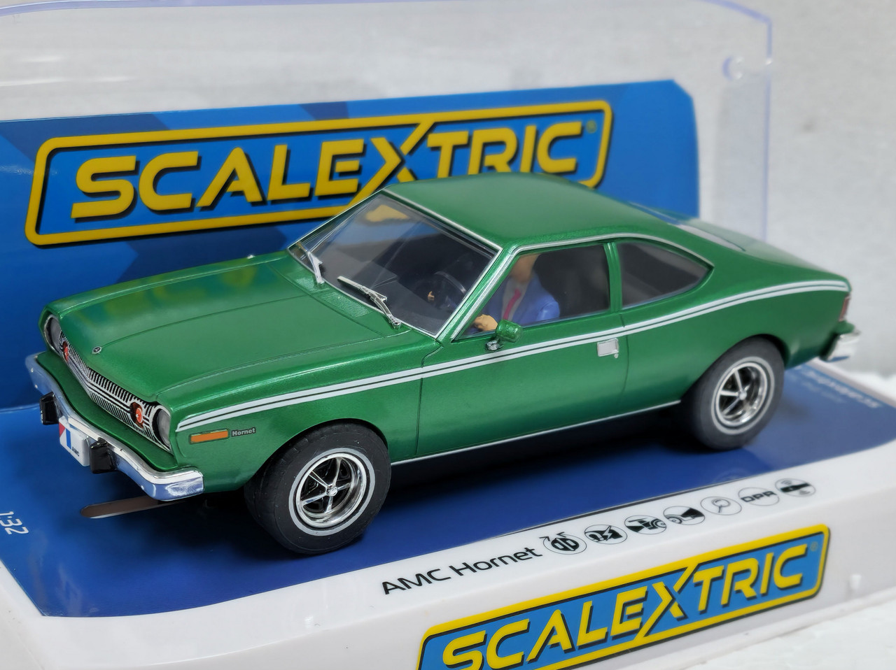 C4538 Scalextric AMC Hornet - Green 1:32 Slot Car *DPR* - Great