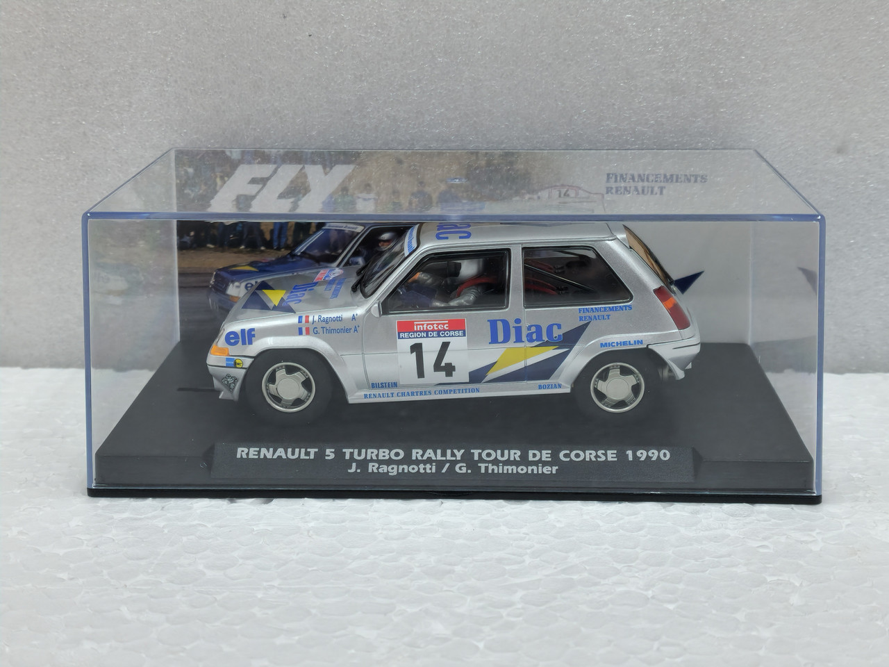 A2061 Fly Renault 5 GT Turbo Rally Tour De Corse 1990, #14 1:32