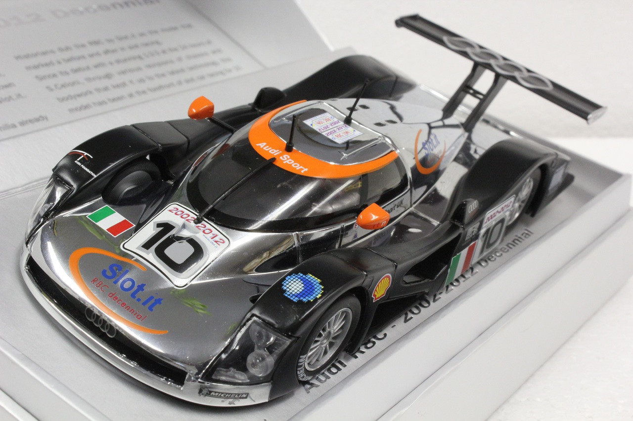 Slot it Audi R8Cプロトタイプ　スロットカー SICA01-10TH Slot.it Audi R8C 2002-2012 Decennial 10th Anniversary