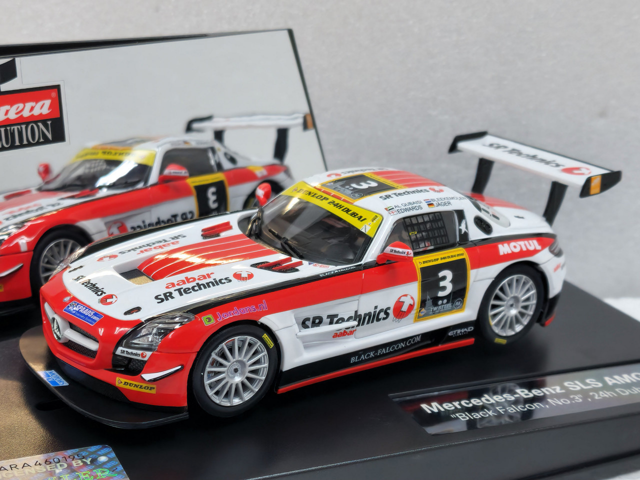 27427 Carrera Evolution Mercedes-Benz SLS AMG GT3 Black Falcon 24h