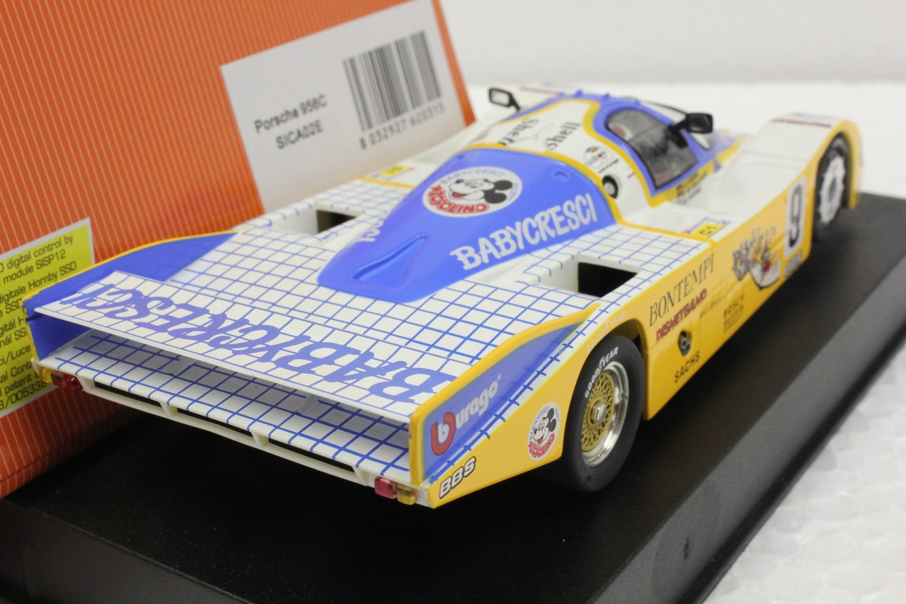 Slot.it Porsche 956C スロットカー1/32 SICA02E Slot.it Porsche 956C Le Mans 1986 #9, 1:32 Slot Car
