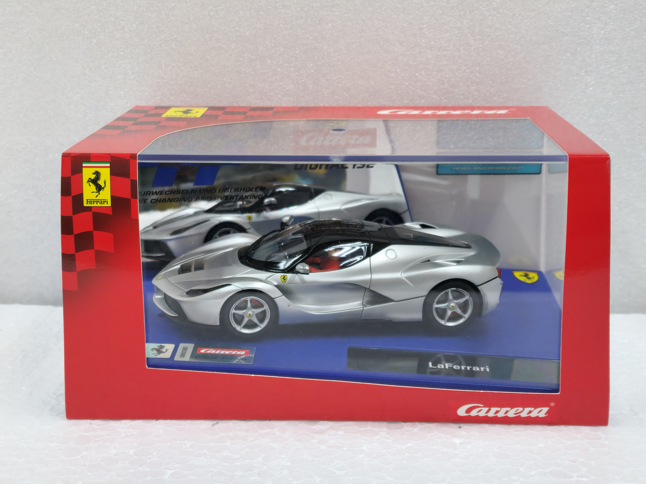 30748 Carrera Digital 132 La Ferrari Silver 1:32 Slot Car - Great