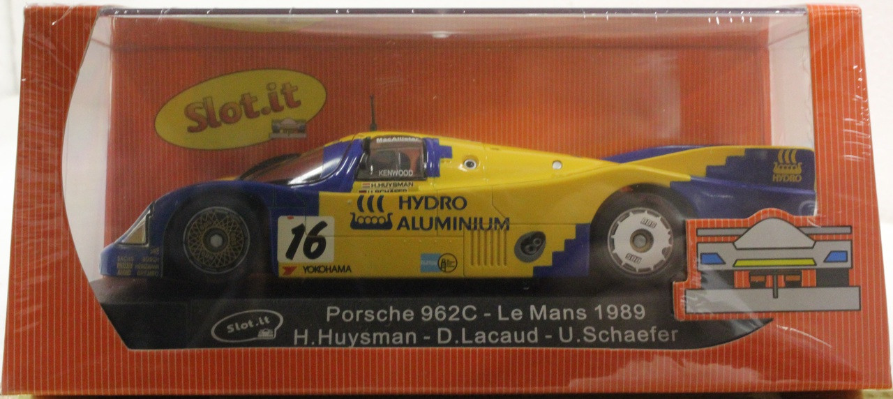Slot Car Porsche 962C Blaupunkt Le Mans 1988 - Slot It 1/32 - Occasion