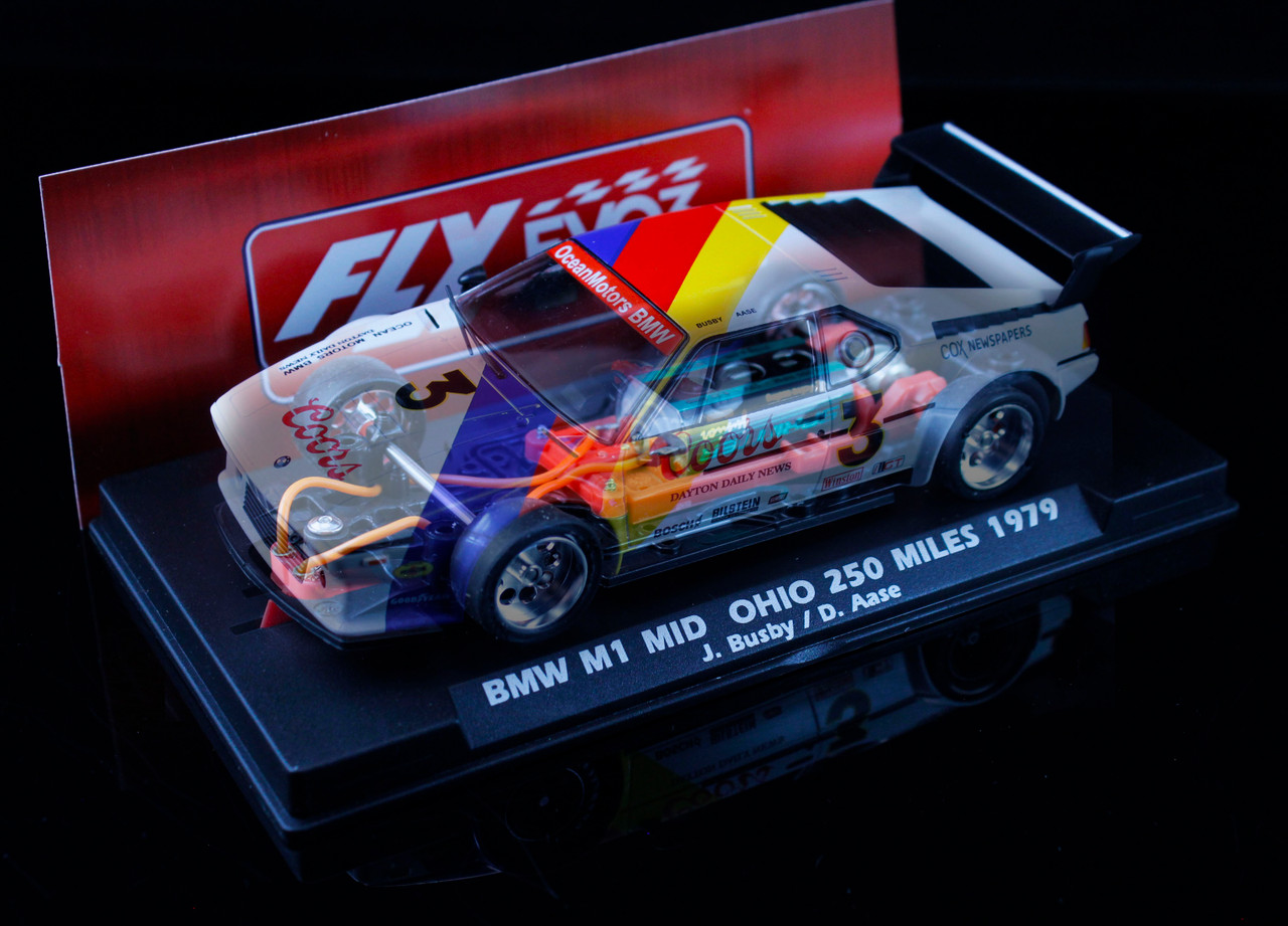 A2085R Fly BMW M1 Mid Ohio 250 Miles 1979 Race Version, #3 1:32