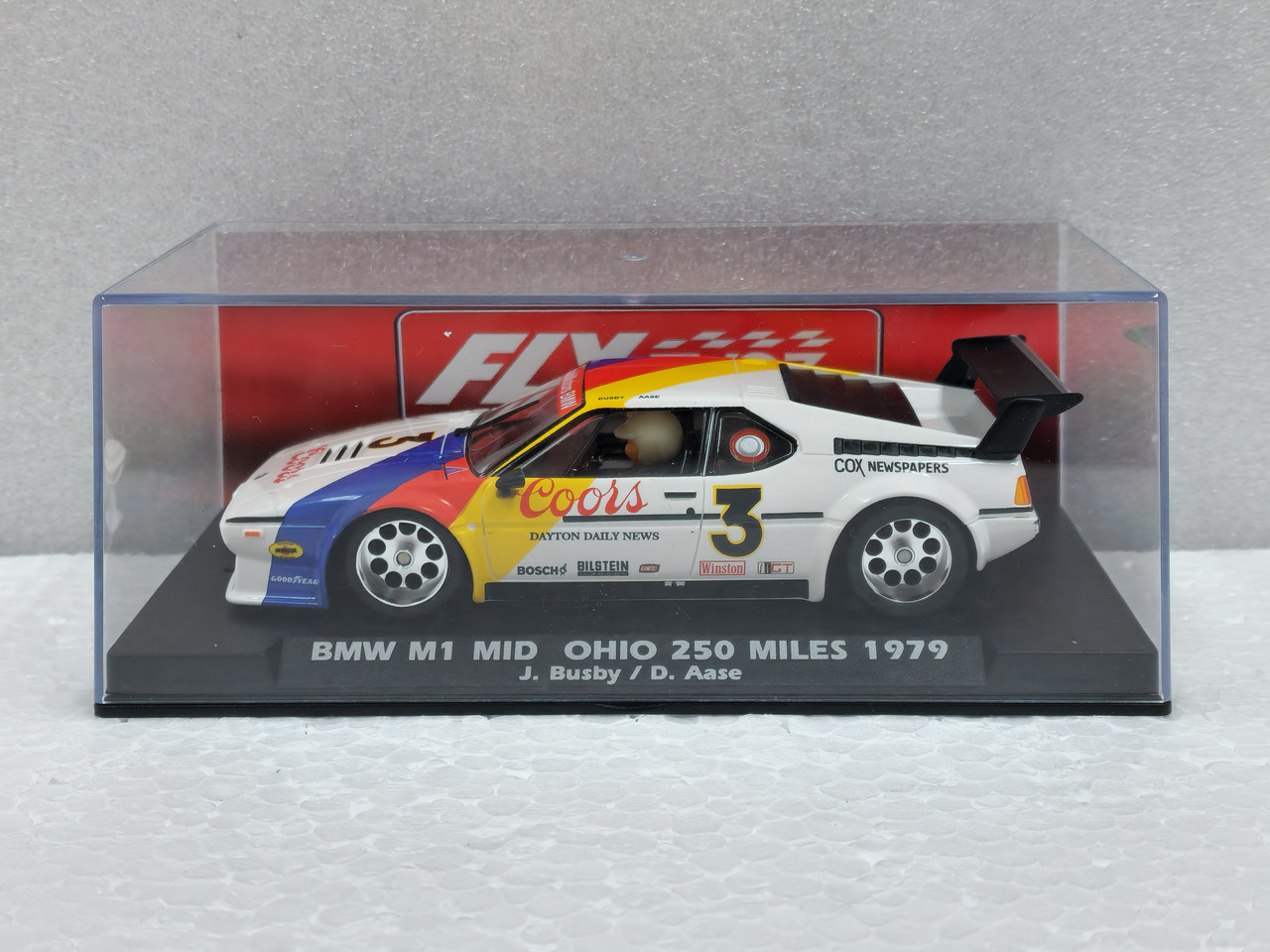 A2085R Fly BMW M1 Mid Ohio 250 Miles 1979 Race Version, #3 1:32