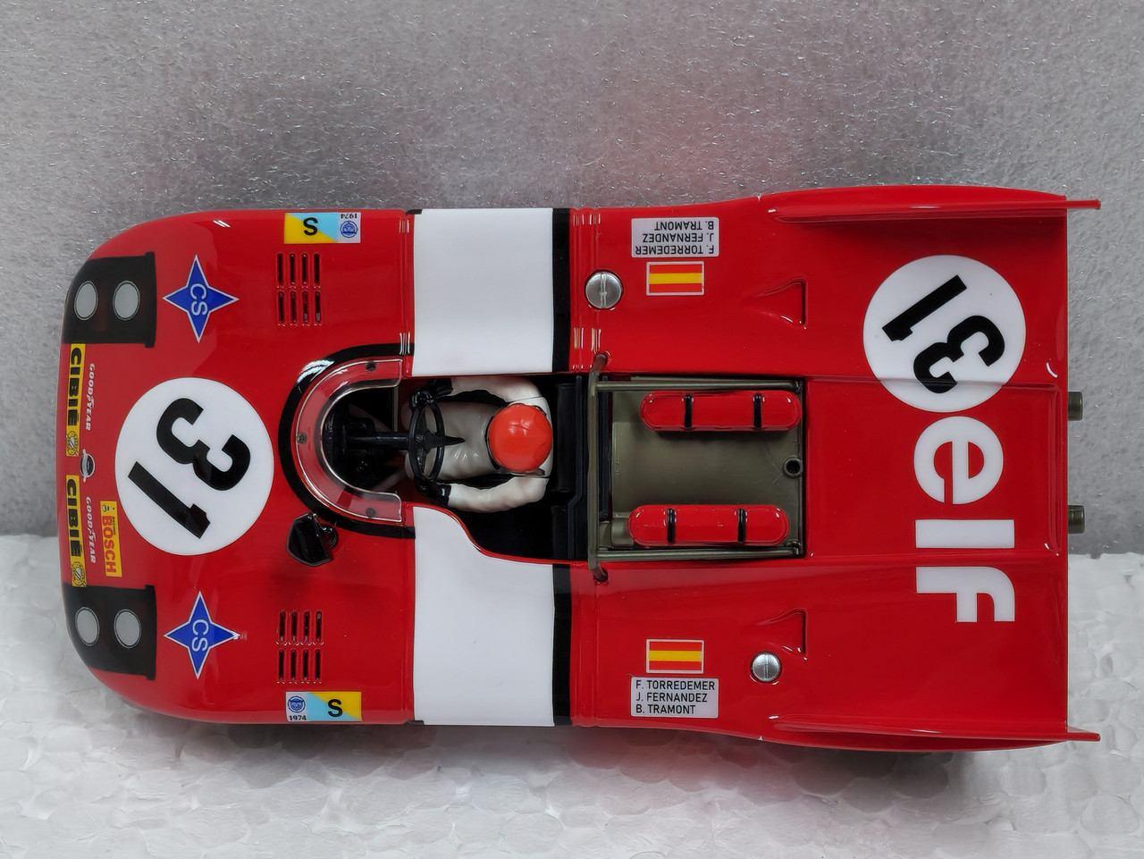 0233SW NSR Porsche 908/3 24h Le Mans 1974 Escuderia Tibidabo, #31