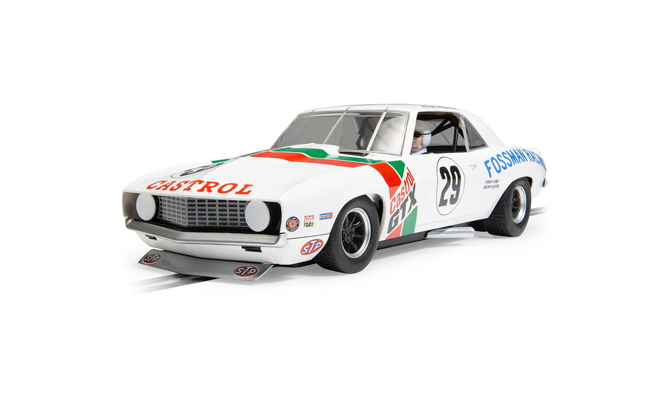 厳選スロットカー　Scalextric CAMARO:used Scalextric Chevrolet Camaro Z28 - Silver 1/32 Slot Car