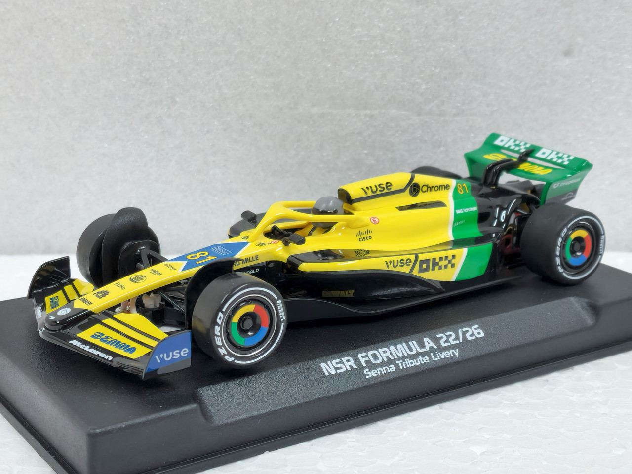 0540IL NSR Formula 22/26 Monaco GP Senna Tribute Livery Oscar