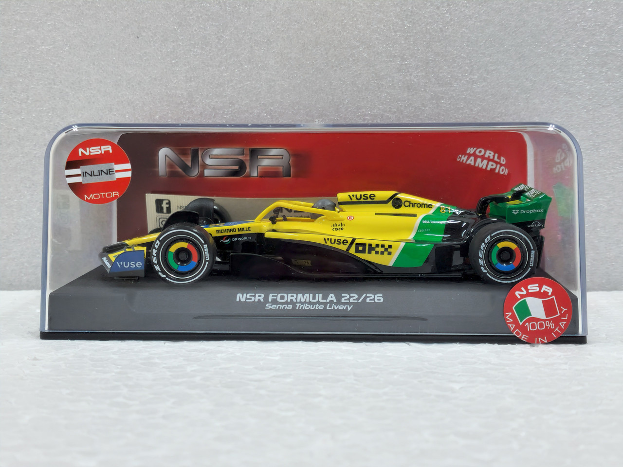 0540IL NSR Formula 22/26 Monaco GP Senna Tribute Livery Oscar