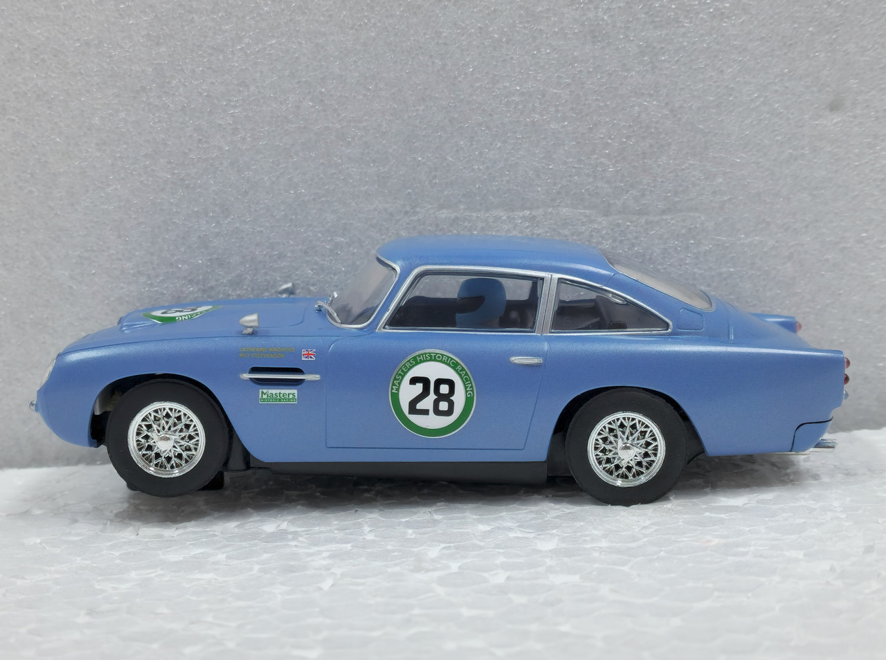 C4599 Scalextric Aston Martin DB5 Blue & Yellow Historic GT Racing