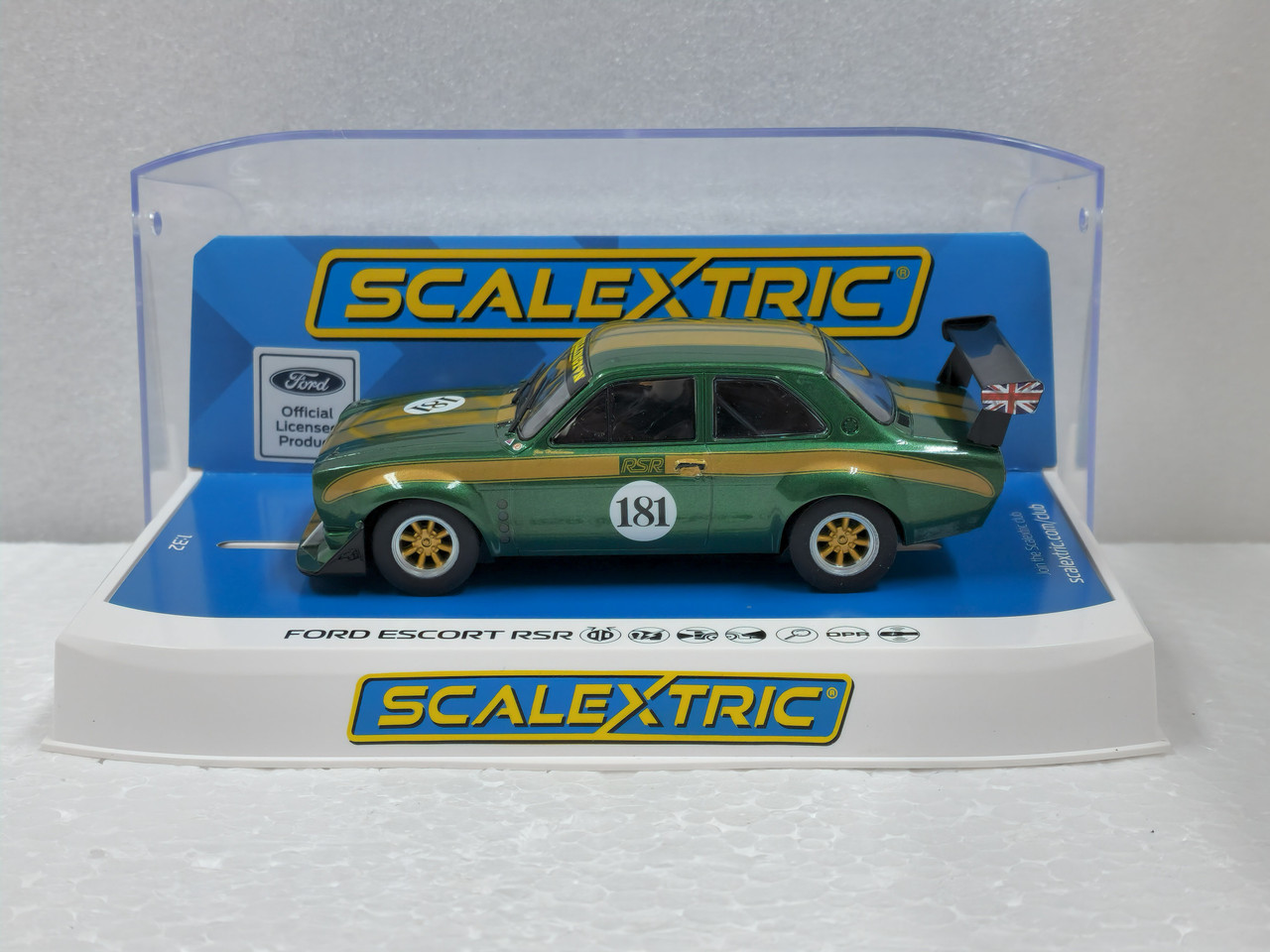 C4511 Scalextric Ford Escort RSR Jim Hutchinson, #181 1:32 Slot