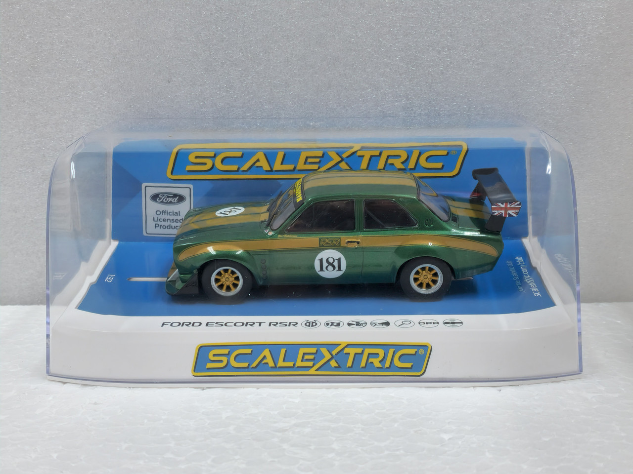 C4511 Scalextric Ford Escort RSR Jim Hutchinson, #181 1:32 Slot