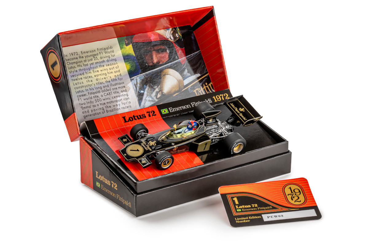 PCW03 Policar Lotus 72 1st F1 World Championship 1972 Emerson