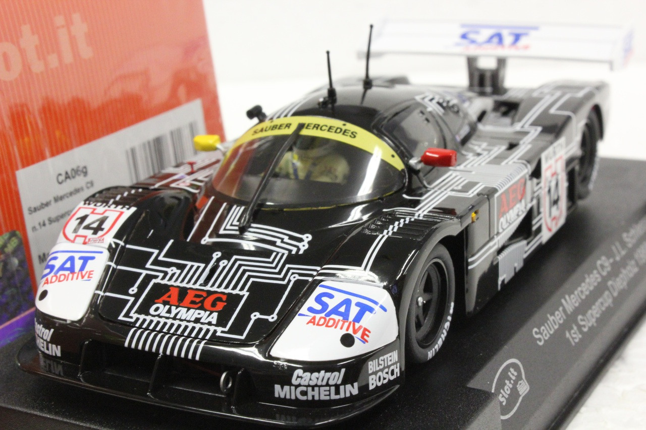 SICA06G Slot.it Sauber Mercedes C9 1st Supercup Diepholz 1988 #14
