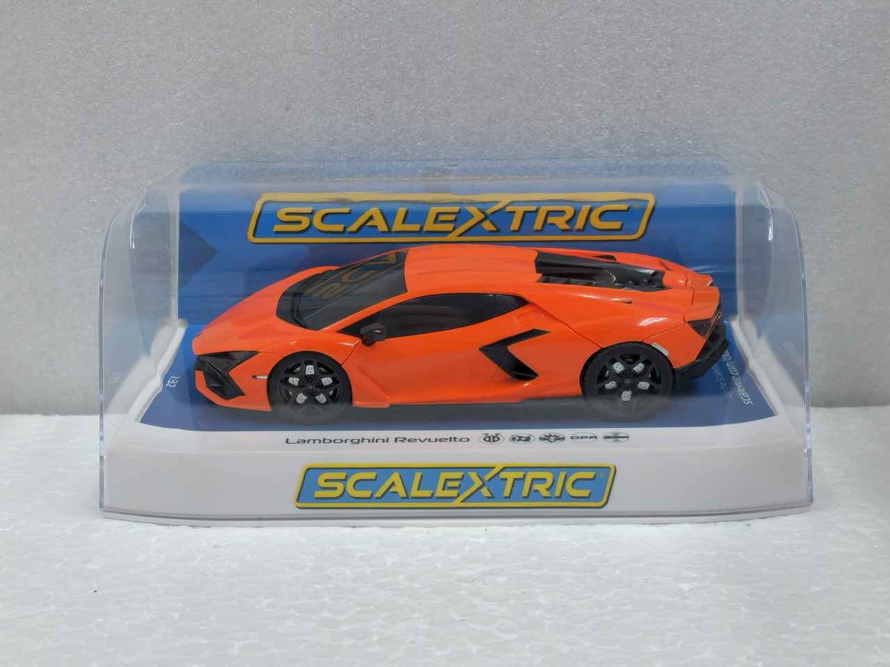 C4523 Scalextric Lamborghini Revuelto Arancio Apodis 1:32 Slot Car