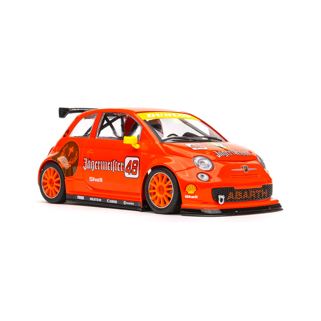 0548SW NSR Fiat Abarth 500 Jagermeister Orange/Yellow Livery, #48