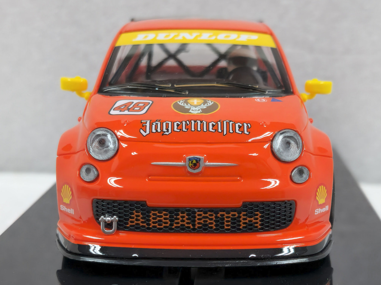 0548SW NSR Fiat Abarth 500 Jagermeister Orange/Yellow Livery, #48